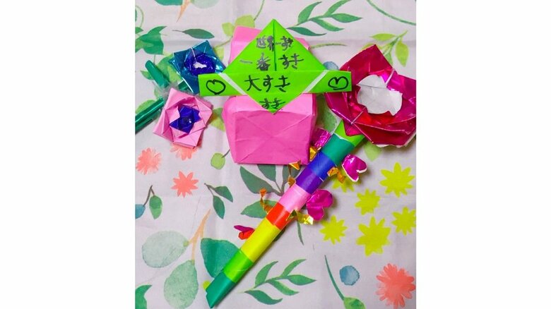 世界一大好きと書かれたプレゼント