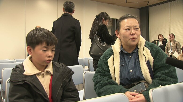 田中重光さんの孫も祖父の雄姿を見届けた