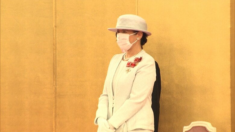 ナイチンゲール記章授与式には、皇后雅子さまなど女性皇族方が出席された。