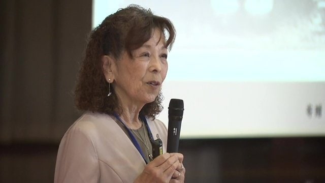 被爆体験伝承者の青木圭子さん