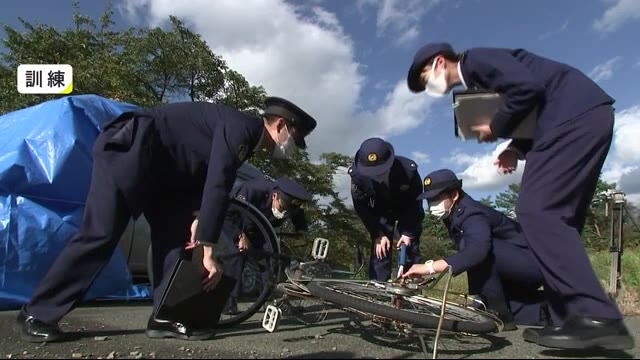 事故現場再現し解析方法学ぶ 交通事故捜査のエキスパート育成へ<岩手県>