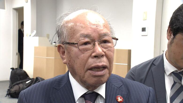 「核兵器や原爆は、絶滅だけを目的とした悪魔の兵器」とご一家に語った 日本被団協 代表委員・田中重光さん（84）