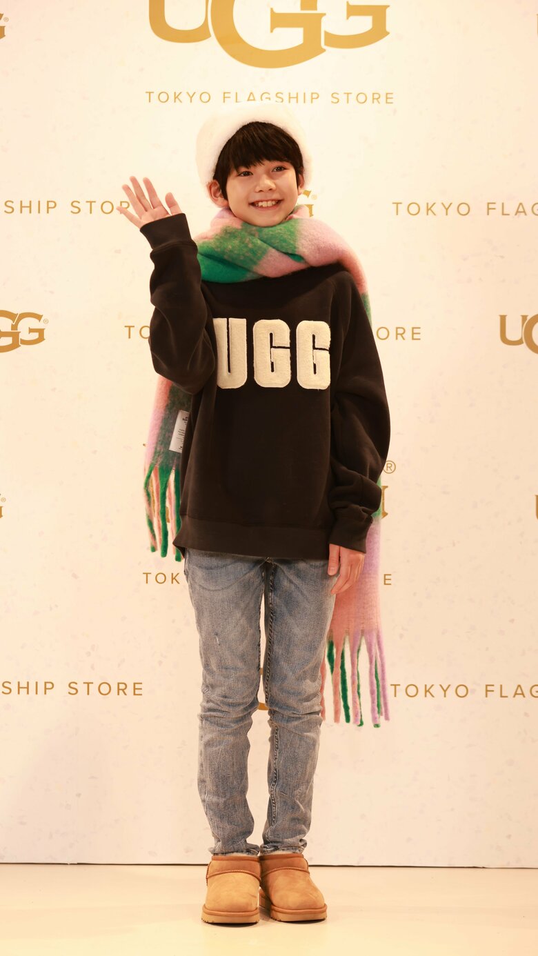 柊木陽太さん　UGG®/ Deckers Japan