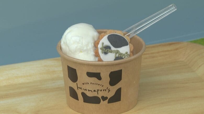 酪農を営む実家の牛乳で作った和合のアイス