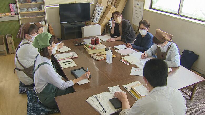 食料品値上げについて話し合い