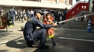 東京消防庁のマスコット「キュータ」始球式　球速は…
