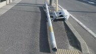 なぜ信号機は突然根元から折れた…科捜研の結論は「犬のおしっこ」 長年の繰り返しで尿素等が鋼鉄腐らせたか