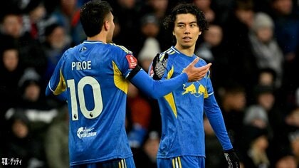 リーズ田中碧が勝ち越し弾！FAカップで今年初＆公式戦3ゴール目　ソシエダ久保建英は劇的決勝弾アシスト