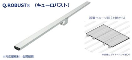 多雪地域向け脱着式補強架台「Q.ROBUST(R)」の耐雪暴露試験を実施し、公表値を大幅に上回る積雪量への有用性を確認