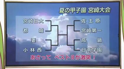 延長タイブレークの末に都城が勝利　ベスト8出そろう　ノーシード勢も躍進！