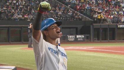 【ファイターズ】昨季MVP“交流戦男”水谷瞬が逆方向へ本拠地初アーチ「久々の一発となってよかった」…新庄監督「“ノッてきた”んじゃないですか」