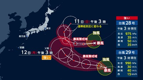 「あふれ出てくる」海から離れた住宅街でも道路冠水　小田原で高波の影響　トリプル台風は3連休にも影響か