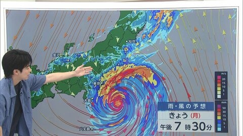 “危険”な台風25号　“隠れ前線”が刺激し雨のピークが長時間に　上陸せず海水温が高いエリアを通り勢力を維持　今後は暴風にも注意