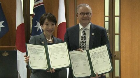 高市総理「アンソニーと共に新たな歴史」オーストラリア首相と首脳会談　中国念頭に共同宣言「重要鉱物の輸出規制に強い懸念」