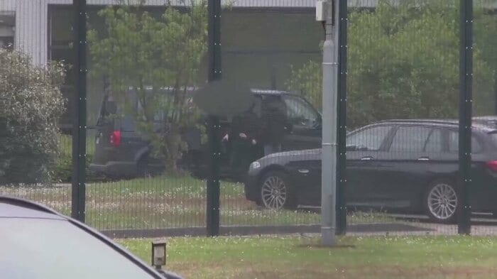 中国に情報を渡していたとして23日ドイツ当局に逮捕されたジャン・G氏とみられる男