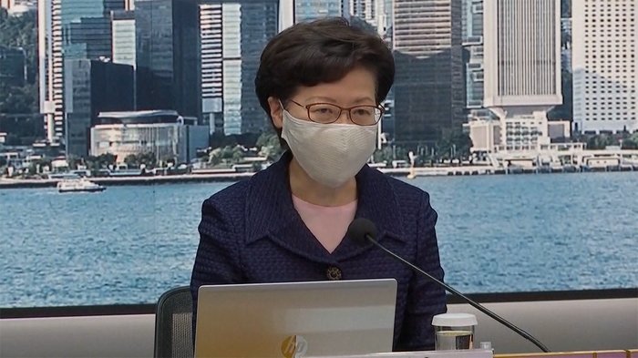 香港政府 議会選挙の1年延期を発表 新型コロナ対策を理由に