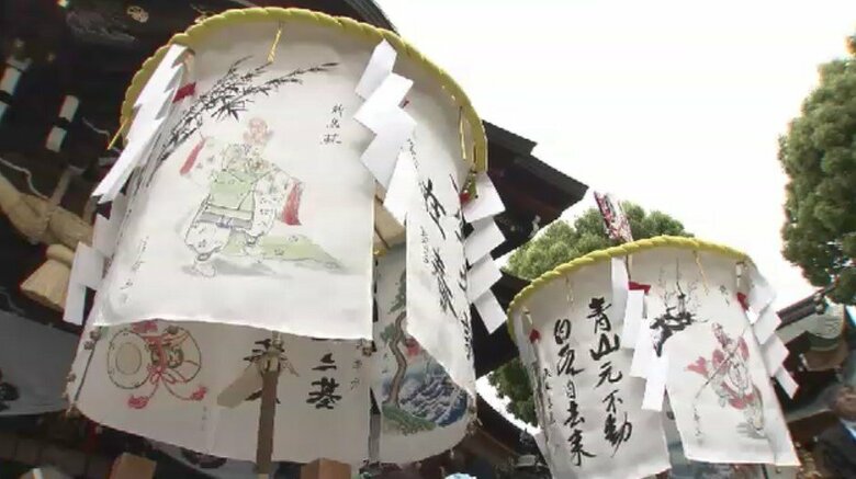 「博多どんたく港まつり」を前に　櫛田神社で「博多松囃子」傘鉾に御神入れ　5月3日・4日のパレード先頭飾る　福岡｜FNNプライムオンライン