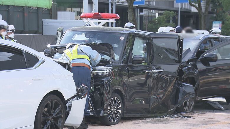 車5台が絡む多重事故に…飲酒運転で追突し2人にケガさせた危険運転致傷の疑い 31歳男を逮捕「覚えていない」｜FNNプライムオンライン