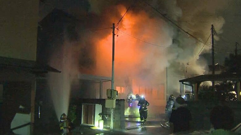 「時折爆発音が…」新潟市の住宅街が騒然　9棟焼く住宅火災で1人死亡 火元の家に住む91歳女性と連絡とれず｜FNNプライムオンライン