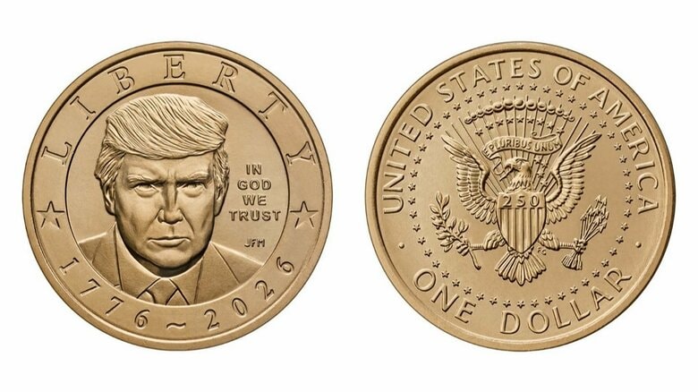 トランプ大統領の肖像入り「1ドル金貨」製造へ｜FNNプライムオンライン