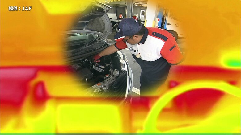 タイヤの破裂やバッテリーあがり…車内でヤケドも？　暑さが招くクルマのトラブルに要注意｜FNNプライムオンライン