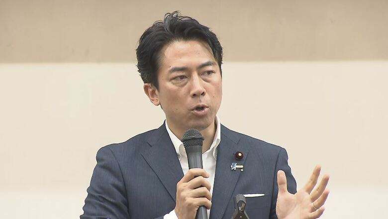 小泉進次郎農水大臣「自民党が一番マシ」　参院選「大物」長野県内入り　｜FNNプライムオンライン