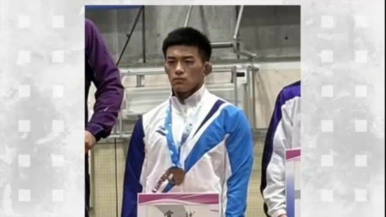 【国スポ】レスリング少年男子フリースタイル　鹿児島・鹿屋中央　後藤選手３位｜FNNプライムオンライン