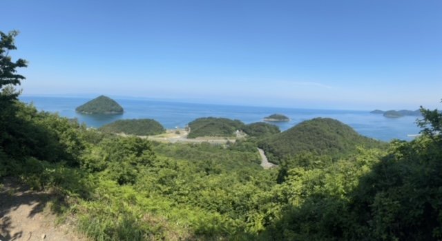 むつ湾展望所からの眺め
