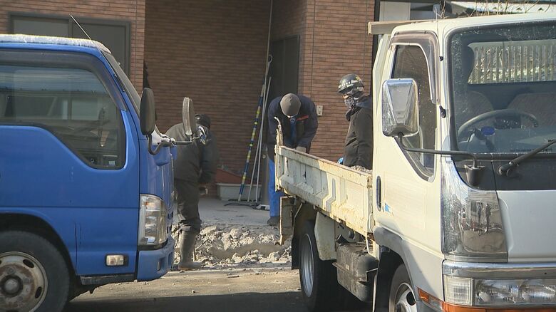 復興に向けた工事開始