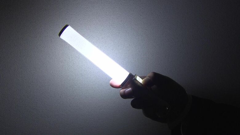 ライト代わりにペンライトを活用