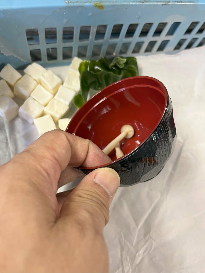 サンプル作成中の様子