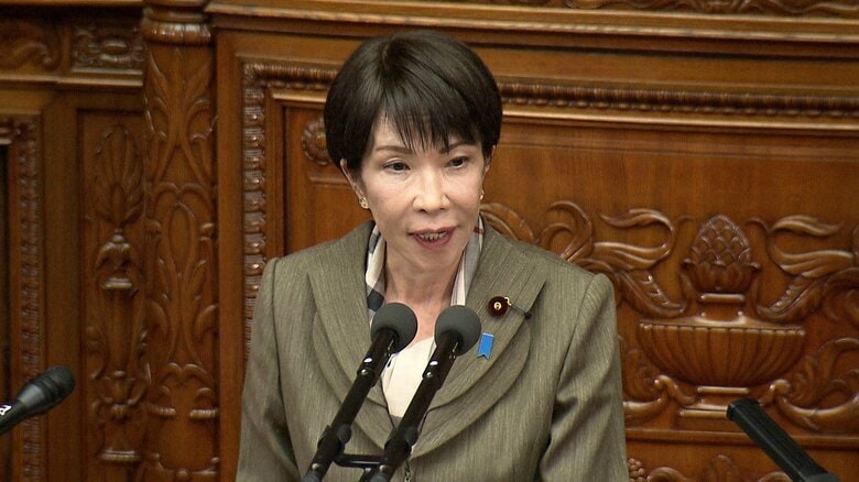 小川氏の質問に答える高市首相