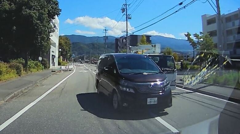 盗難車　ドライブレコーダー映像より