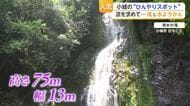 「まさに天然のクーラー」清水の滝に涼求める人　水ようかんも人気【佐賀県】