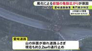 雨水など入り込み岩盤の亀裂が拡大…愛岐道路で発生した土砂崩れ 崩落の原因を特定 今後復旧工事に向けた調査へ