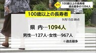 敬老の日 宮崎県内100歳以上は過去最多