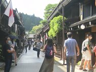 自粛疲れとワクチンの安心感か…3連休最終日 高山の観光名所賑わう 店の人「5月の連休よりうんと多い」