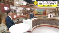 新松江市長がTSKニュースイットに生出演!キーワード「アップ」テーマに抱負語る(島根・松江市)