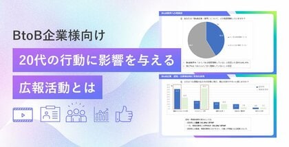 認知度の向上に悩むBtoB企業を20代が認知する経路と、採用応募・投資などの行動につながる情報収集手段についての調査を実施