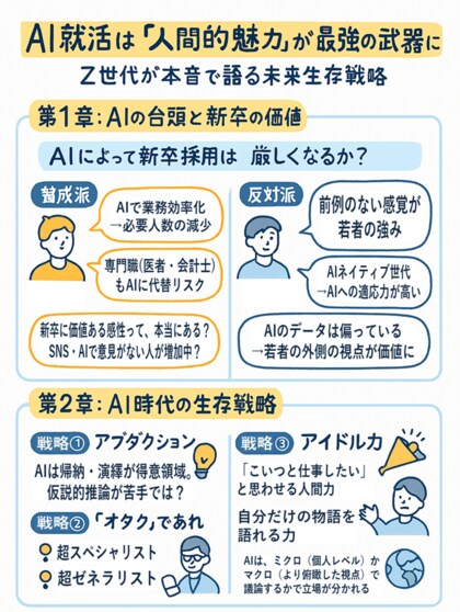 AIの台頭で、新卒の就活は、難しくなるのか