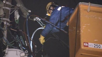 台風5号 切れた電線触らないで 大雨だけでなく暴風にも警戒を