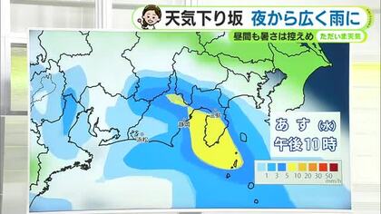 天気下り坂　あす水曜夜からは静岡県内広く雨に　その後は梅雨らしい天気が続く　【静岡・ただいま天気　6/16】