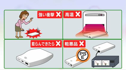 廃棄方法も要確認…PCやスマホ等に使われる「リチウムイオン電池」安全上の“4つの注意点” 衝撃や熱に弱く