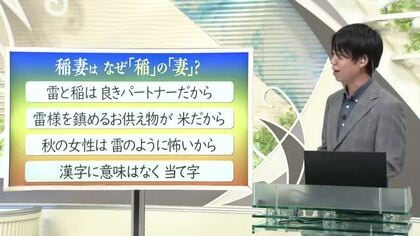 【天気／山形】天気ふりかえり＆稲妻はなぜ“稲”の“妻”？　中村友祐気象予報士の予報(1)