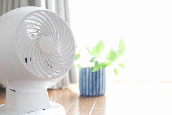 サーキュレーターの活用もお勧め(画像はイメージ)