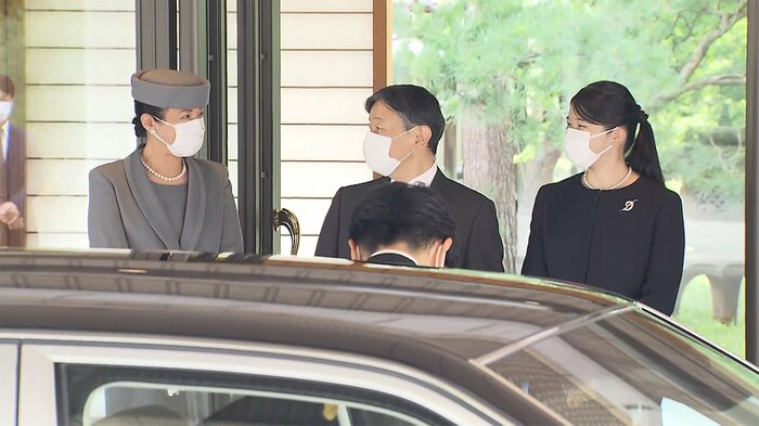 エリザベス女王国葬に出発される両陛下(去年9月17日)