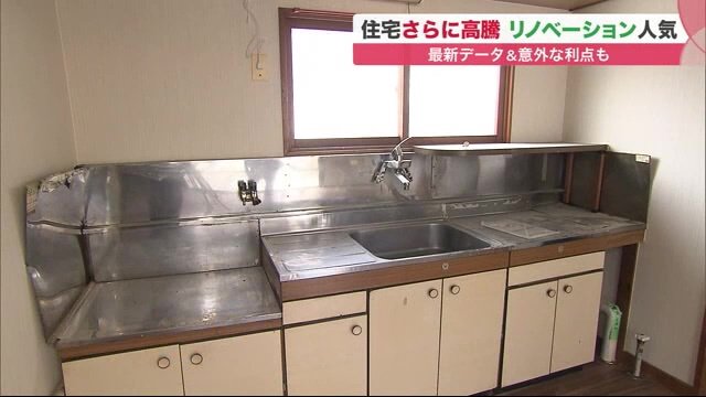 年季が入ったキッチン…