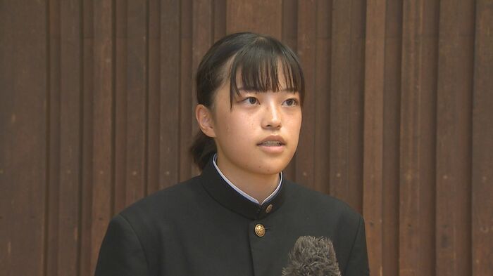 1年生・井上まりさん