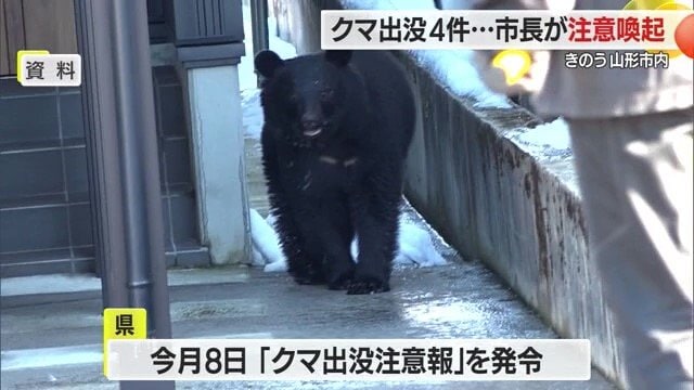 県内各地でクマの出没が相次いでいることから、県は「クマ出没注意報」を出した
