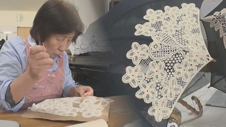 ドイツ発祥の“バテンレース”が雪国に根付いたワケ…美しい幾何学模様を後世へ伝える女性職人【新潟発】｜FNNプライムオンライン